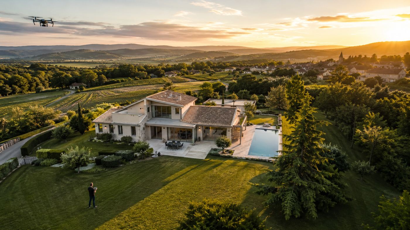 Promotion Immobilière par Drone en Bretagne et Loire-Atlantique