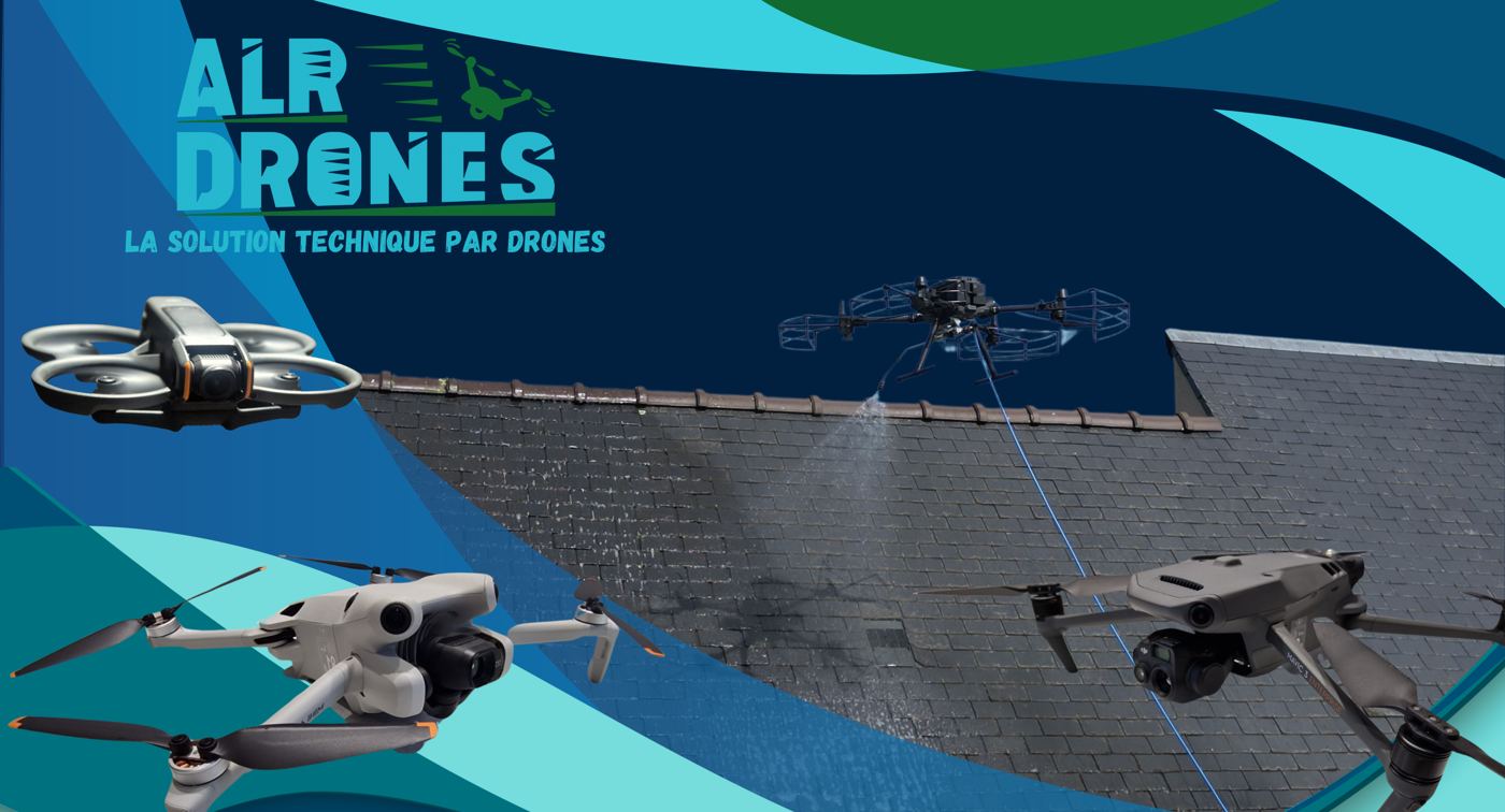 Démoussage de toiture et nettoyage de façade par drone en Bretagne et Pays de la Loire – ALR Drones, votre expert